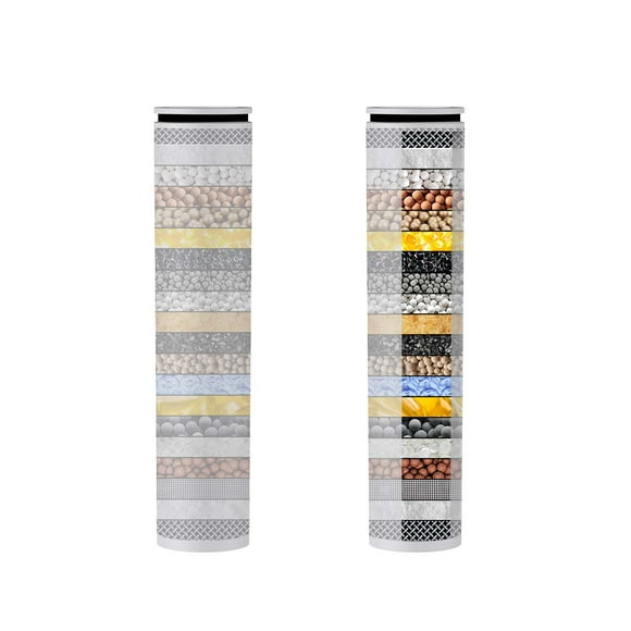Shower Head andShower Filter, High Pressure 5 Spray Settings Filtered Shower Head with Filter, for Hard Water Removes Chlorine and Harmful Substances