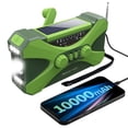 thumbnail image 4 of 10000ma Emergency Radio Large Capacity Solar Digital Weather Survival Portable Hand Crank Rechargeable With Flashlight Radio, 4 of 7
