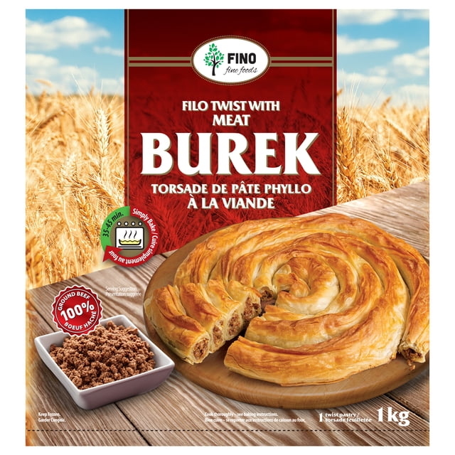 Fino Fine Foods Filo Twist with Meat Burek 1/Kilogram, Fino Fine Foods Filo Filo Twist with Meat Burek