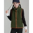 thumbnail image 5 of Happy Cherry Toddler Girls Polar Fleece Vest Boy Sleeveless Outerwear Zip Up Kids Winter Warm Waistcoat Children Lightweight Jacket with Pockets, 5 of 7