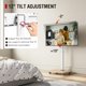 thumbnail image 2 of Soporte para TV AOKCOS Rolling Mobile Stand 32-65 pulgadas, giratorio 60°, blanco, 2 of 8