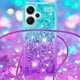 thumbnail image 4 of Funda para Xiaomi Redmi Note 13 Pro Plus 5G Brillantina Líquida Divertida Reluciente y con Cristales en Movimiento Cuerpo Cruzado con Cordón Ajustable, 4 of 5