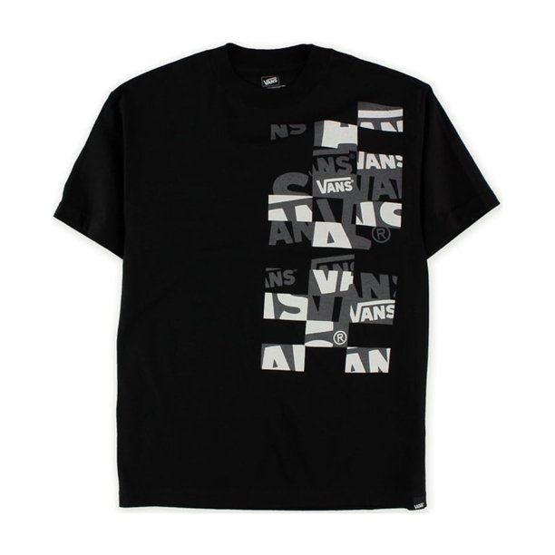 Vans - Camiseta gráfica para hombre, diseño de explosión, color negro, grande