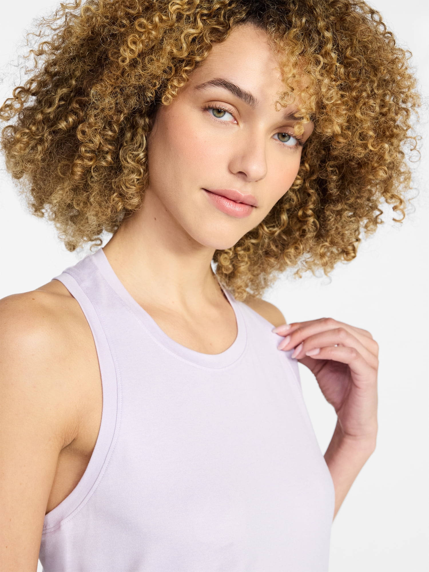 Athletic Works Women's and Women's Plus ButterCore Racerback Tank Top, Sizes XS-4X
