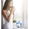 thumbnail image 6 of Puzzled CoTa Global Light Blue Stripes Starfish Beach 2x2 Frame - Blue Wood Starfish Photo Frame, Handmade Beach Sand Nautical Picture Frame For Tabletop or Wall Hang - 4.25 Inches, 6 of 7