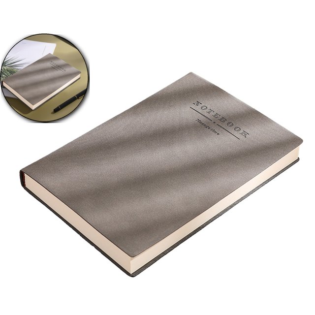 Dvruxg A5 Leather Hardcover Notebook, Thread-Bound Journal Diary, Thick Paper Writing Pad for Office & Business Use