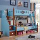 thumbnail image 5 of Wooden Bunk Bed For Children From 5 To 8 Years Old Northern European Style Modern Girl Bedroom Furniture Simple Kid's Bed My Lux Decor Round, 5 of 11