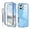 Blue, variant on Dteck Magnetic for iPhone 17 Case, Compatible with MagSafe Built-in Touch Sensitive Anti-Scratch Screen Protector, Camera Lens Cover with Wrsit Strap for iPhone 17 6.3 Inch,Green