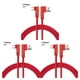 thumbnail image 2 of Sidaley Cable de carga rápida Reemplazo del cable de datos de doble codo para la interfaz micro USB del teléfono móvil Android, rojo, 2 m Type1 NO1, 2 of 6