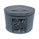 thumbnail image 1 of Caja de almacenamiento para sombreros, caja organizadora redonda de fieltro para sombreros, para sala de estar Gris Medio, 1 of 9