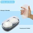 thumbnail image 5 of Solid Shampoo Bar Holder, Large Bar Soap Holder, Travel Soap Container, Soap Box with Draining Layer, Soap Case for Bathroom, Traveling, Gym, Camping (Clear Style-1-Large), 5 of 14