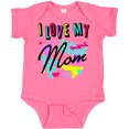 thumbnail image 3 of Inktastic I Love My Mom- 80s Retro Style Boys or Girls Baby Bodysuit, 3 of 5