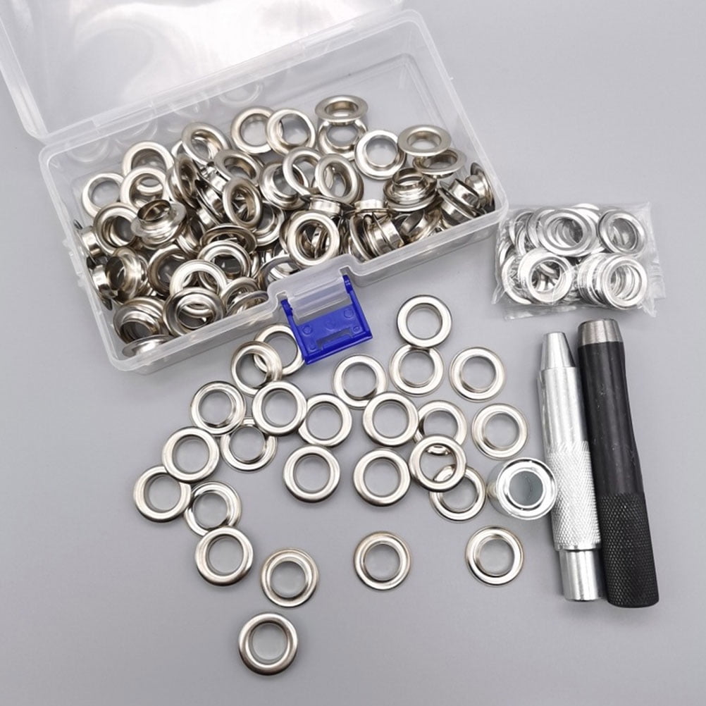 ELAYARD Multi-Color Grommet Tool Kit for Canvas, Tarp, and Fabric with Easy Punching Feature - and Portable Set