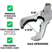 GRID 8 Long Round Nose Pliers Wrench Great for Gripping Cylindrical Objects