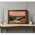 thumbnail image 6 of Vintage Carved Gold Frame Canvas Wall Art 3D Textured Abstract Mountain Relief Painting Picture Wall Decor Watercolor Boho Iandscape Poster Print Artwork for Living Room Bedroom Home Decoration, 6 of 18