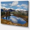 thumbnail image 2 of Lake with Pine Trees Reflecting Sky - Extra Large Landscape Canvas Art Print, 2 of 4