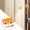 thumbnail image 2 of Cartoon Animal Switch Sticker Living Room Bedroom Bathroom Light 1; 2; 3; 4; Switch Cute Decal Wall Decor, 2 of 8