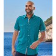 thumbnail image 5 of Atlas For Men Mens Poplin Pilot Shirt, 5 of 5