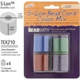 thumbnail image 4 of The Beadsmith S-Lon Bead Cord – .5 mm Nylon Cord, 12-Pack, Victorian Mix, TEX210, 77 Yards, 4 of 10