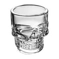 thumbnail image 2 of Holiday Decor Halloween Skull Glass Cup Whiskey Drinkware Dinnerware Gift Home And Party Beverage Cup Set B, 2 of 7