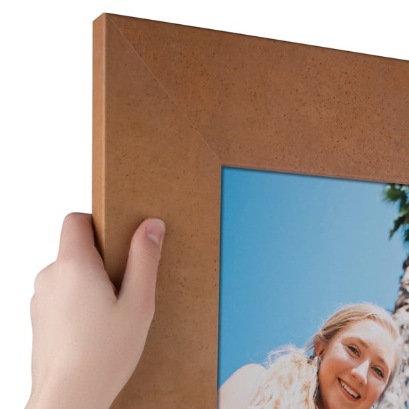 ArtToFrames 28" x 28" Orange Picture Frame, 28x28 inch Red MDF Poster Frame (WOM-5350), Pack