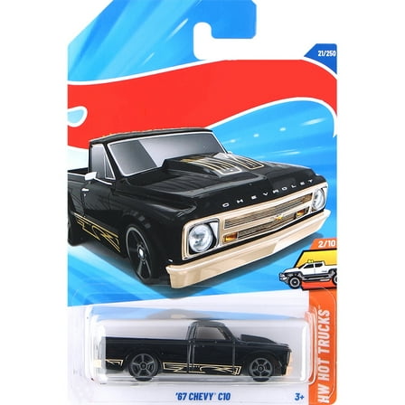 HW 2025 67 Chevy C10 (Black) HW Hot Trucks