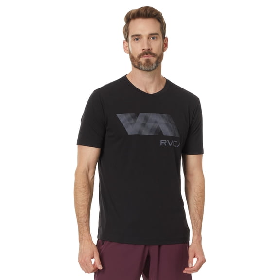 RVCA Men's VA Blur S/S Tee, Black 2