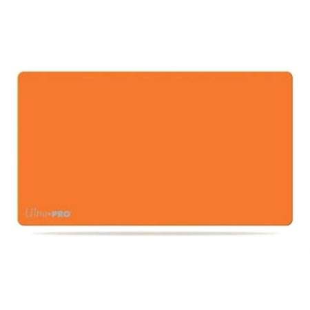 Solid Orange Play Mat Card Game, Protective mat keeps your games, cards and other items safe and clean from rough and dirty surface area By Ultra (Best Games To Play On Surface Pro 4)