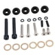 thumbnail image 2 of Juego de arandelas y pernos para tapa de válvula de motor, piezas de reparación, accesorios para coche, fácil de instalar negro, 2 of 7