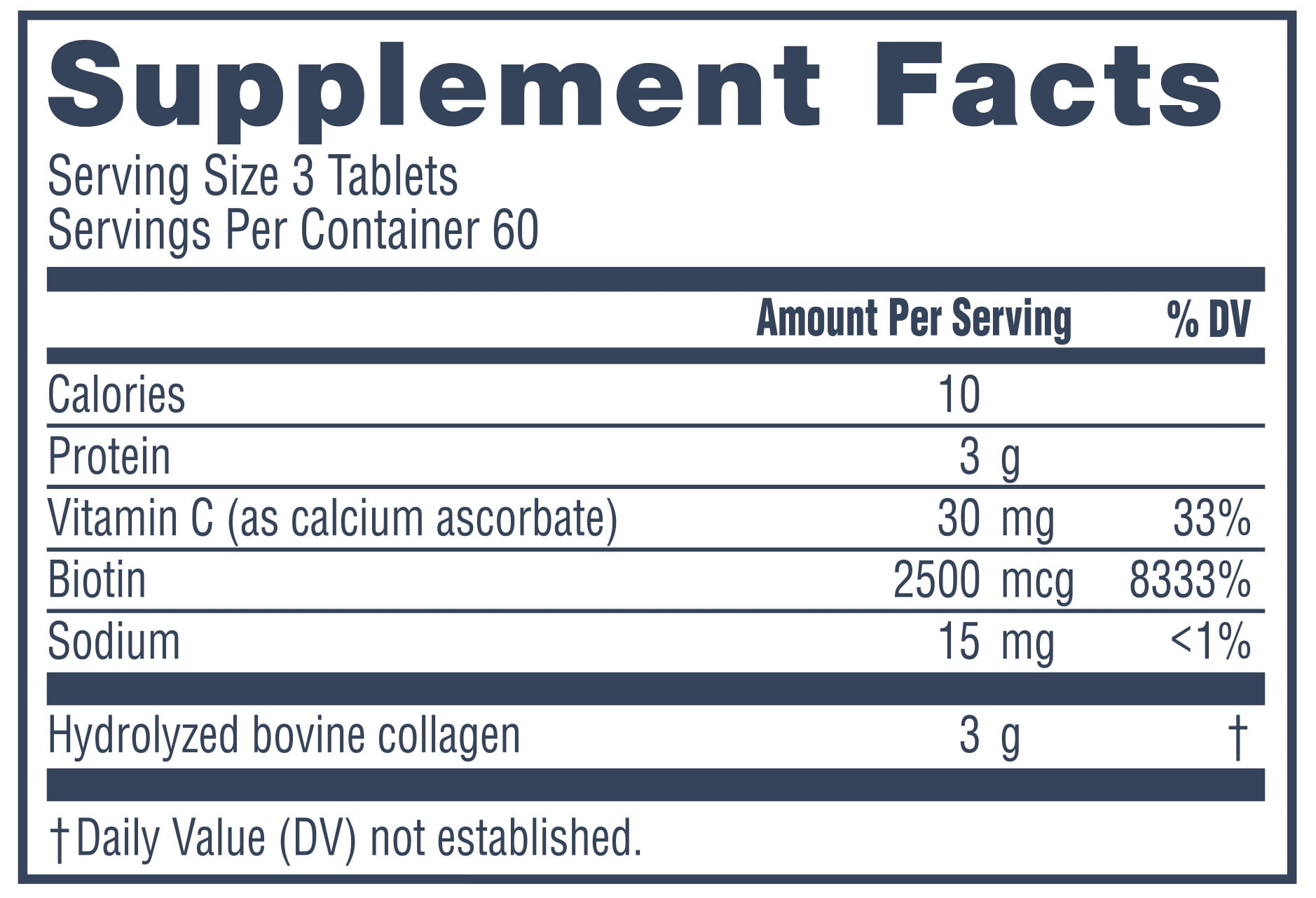 Grass fed Collagen with Vitamin C and Biotin | 180 Tablets | Skin, Hair and Nails Supplement | by NeoCell