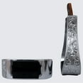 thumbnail image 3 of HILASON 3" Neck Western Aluminium Horse Stirrups Floral Engraved Silver, 3 of 3