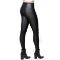 thumbnail image 5 of Jane and Bleecker Women's High Rise Soft Faux Leather Leggings-Black / S, 5 of 7