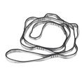 thumbnail image 2 of Correa de extensión para hamaca, yoga aéreo, camping al aire libre, 1,1 m, 7 bucles (gris), 2 of 10