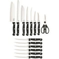 thumbnail image 4 of Chicago Cutlery Essentials 15-Piece Kitchen Knife Set with Wood Storage Block and Kitchen Shears, 4 of 13