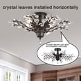 thumbnail image 3 of The Lighting Shop Holly 23.6" Dimmable 4-Light Antique Copper Flush Mount Lights, 3 of 5