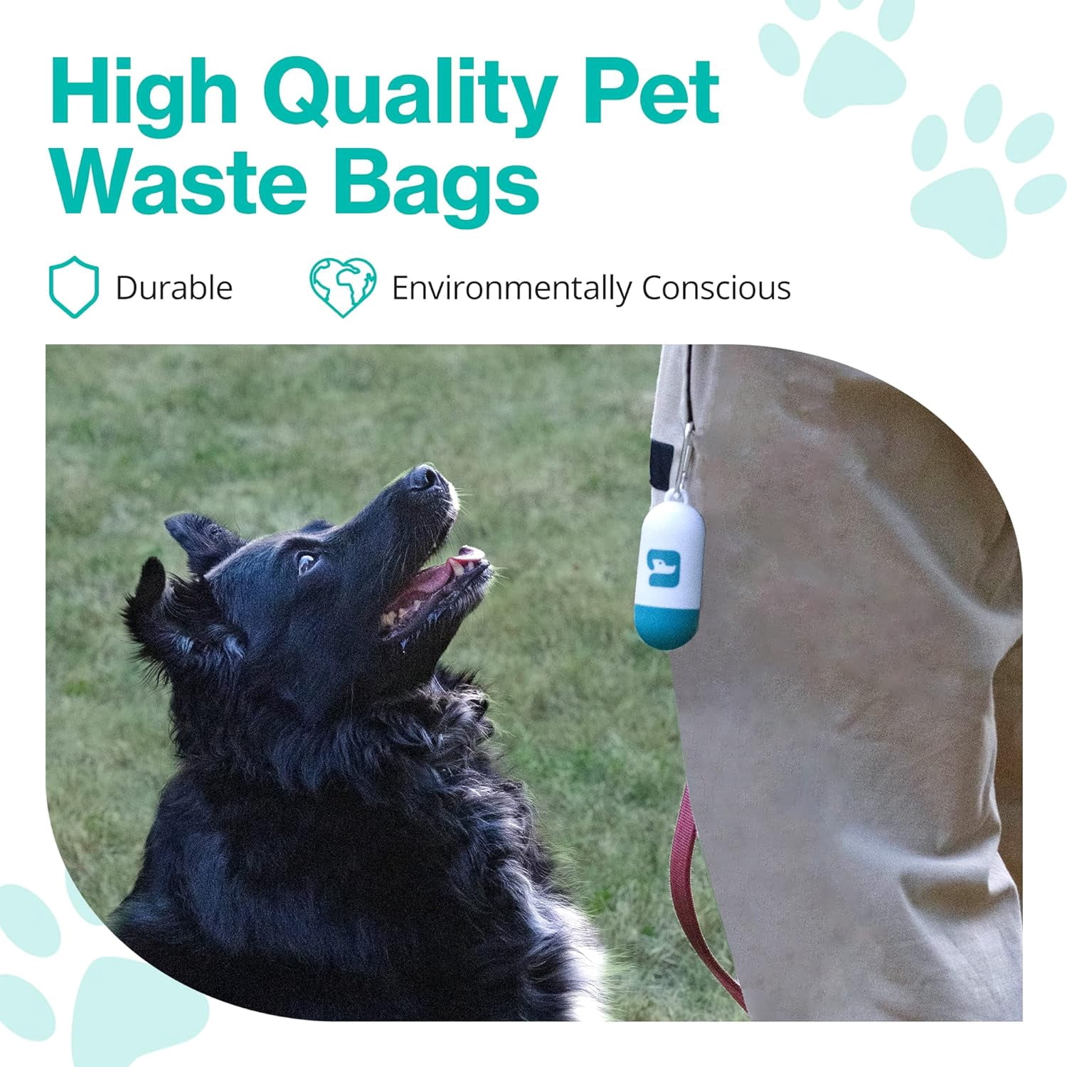 Premium Poop Bags for Dogs, Easy-Open, Suitable for Home and Commercial Use, Leak Proof Pet Waste Bags Refills for Dispenser, Mild Floral Scented, 18 Rolls of 15 Bags & 270 Bags per Box