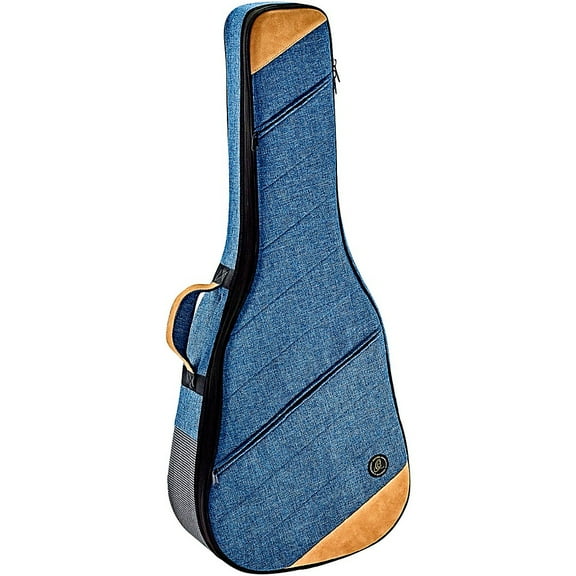 Acoustic Dreadnought Guitar Soft Case - 22 mm Soft Padding with Hardened Frame