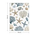 thumbnail image 3 of 6 Pcs Funny Kitchen Towels,Coastal Coral Starfish Microfiber Dish Towels,Kitchen Tea Towels,Kitchen Towel Set (18" X 26"), 3 of 3