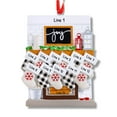 thumbnail image 4 of Personalized Family of 11 Ornament 2024 - Christmas Stockings on Fireplace Keepsake Ornaments Decor, 4 of 9