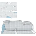 thumbnail image 1 of Juego de Sabanas y Funda de Almohada Bluelander, Individual, Diseño de Ballenas, 1 of 5