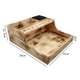 thumbnail image 3 of Soporte para herramientas de peluquero de madera, cortadora de cabello, tijeras, caja de herramientas para peluquero, estante de almacenamiento para Colco Estante de tijeras de salón, 3 of 7