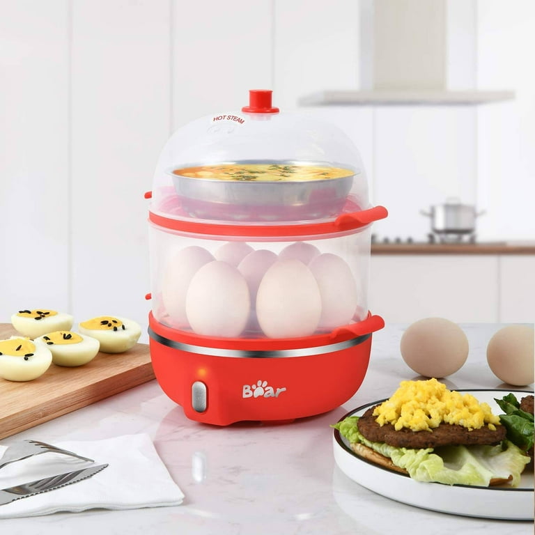 14 Egg Capacity Hard Boiled Egg Cooker, Rapid Electric Egg Boiler