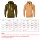 thumbnail image 3 of Sudaderas con capucha de los hombres Sudadera con capucha Sudaderas con capucha de manga larga de mo Abanopi Borgoña M, 3 of 5