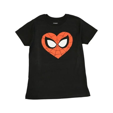 Marvel Girls' Spiderman Heart Tee