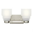 thumbnail image 6 of 55011NI Kichler Lighting Vionnet - 2 Light Bath Vanity Approved for Damp Locations - with Transitional inspirations - 7.5 inches tall by 14.5 inches, 6 of 6