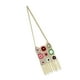 thumbnail image 2 of Bolso de hombro de mujer Salvador tejido bohemio hecho a mano con borla Beige, 2 of 7