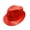 Red, variant on Sequin Fedora Hat Bling Dance Hats Shining Sequin Hat for Man and Women