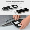 thumbnail image 5 of 3 in 1 Charging Station for Apple Devices, Wireless Charger, Faster Mag-Safe Charger Stand, Magnetic Wireless Charger Station for iPhone 15 14 13 12, Apple Watch Iwacth and AirPods (Crystal Silver), 5 of 6