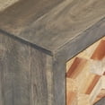 thumbnail image 3 of OnlineGymShop CB23892 16 in. Wooden Bedroom Nightstand with Storage - Gray & Brown, 3 of 9