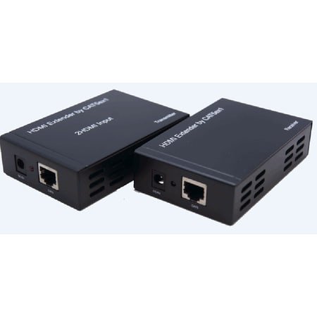 WolfPack HDMI over CAT5 Extender w/built-in 2X1 HDMI Switcher w/1-Yr (Best Hdmi Extender Over Cat5)